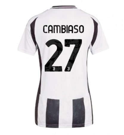 Ženski Nogometni dresi Juventus Domači 2024-25 Andrea Cambiaso 27