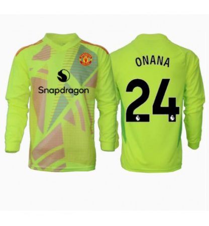 Moški Nogometni Dresi Manchester United Vratar Gostujoči 2024-25 Andre Onana 24